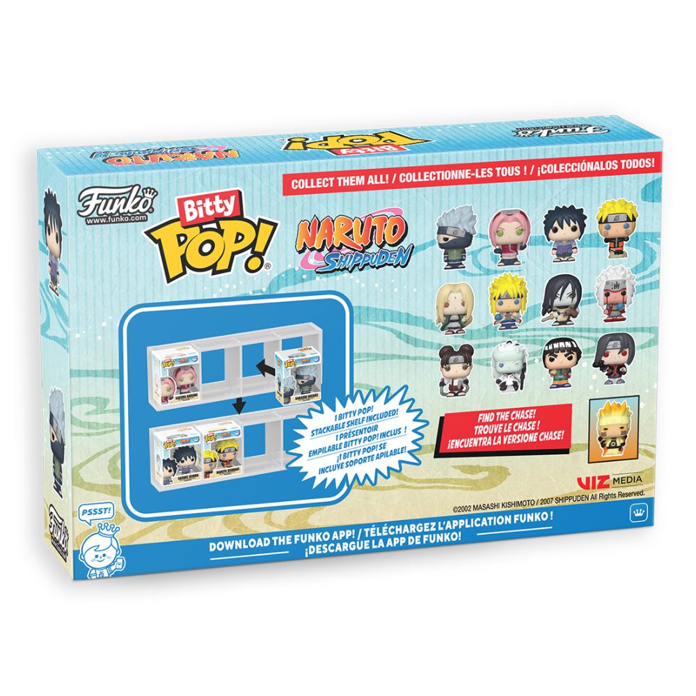 Naruto: Shippuden - Tsunade, Minato Namikaze, Orochimaru & Jiraiya Bitty Pop! Vinyl 4 Pack