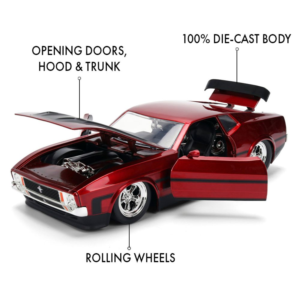 Big Time Muscle - 1973 Ford Mustang Mach 1 1:24 Scale Diecast Vehicle