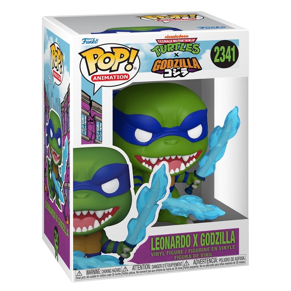 Godzilla x Teenage Mutant Ninja Turtles - Leonardo x Godzilla Pop! Vinyl