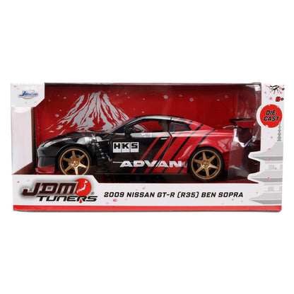 JDM Tuners - 1:24 2009 Nissan GT-R (R35) Ben Sopra Diecast Vehicle