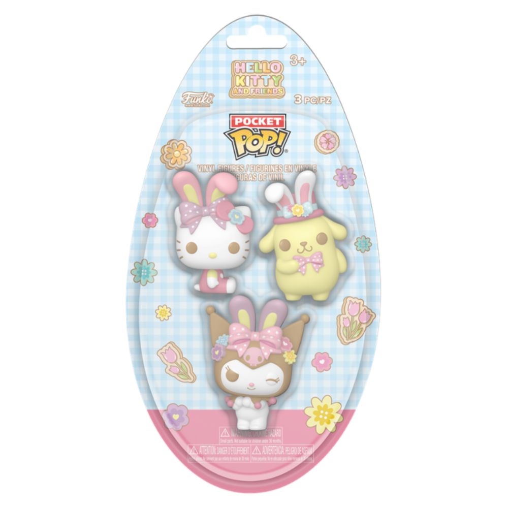 Hello Kitty & Friends - Bunny Ears Pocket Pop! Vinyl 3 Pack