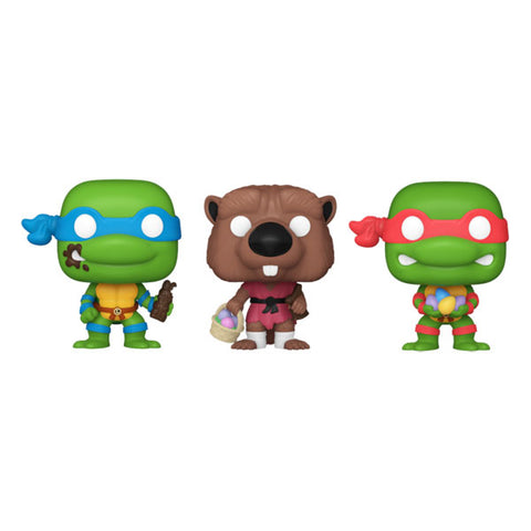 Image of Teenage Mutant Ninja Turtles - Splinter, Leonardo & Raphael Carrot Pocket Pop! 3-Pack