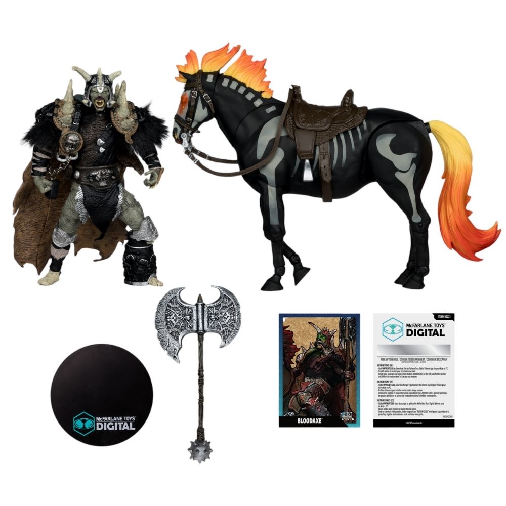 Spawn - Bloodaxe "Spawn the Dark Ages" 2 Pack Gold Label 7 Inch Figure