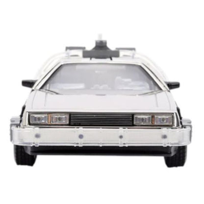Back to the Future - 1:24 Delorean ( Chrome ) Diecast Vehicle - Limited to 1985 Units Worldwide