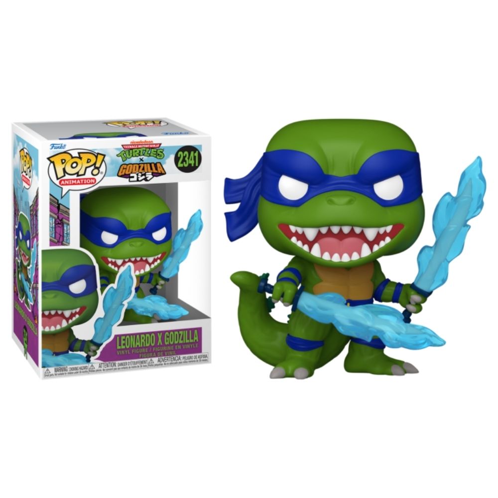 Godzilla x Teenage Mutant Ninja Turtles - Leonardo x Godzilla Pop! Vinyl