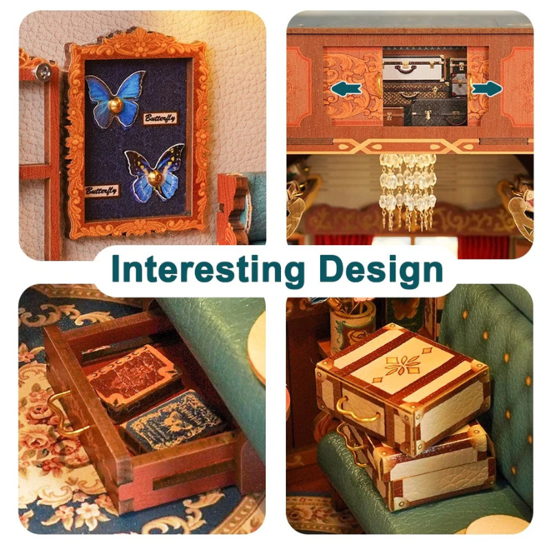 Tonecheer European Travels Train Cabin