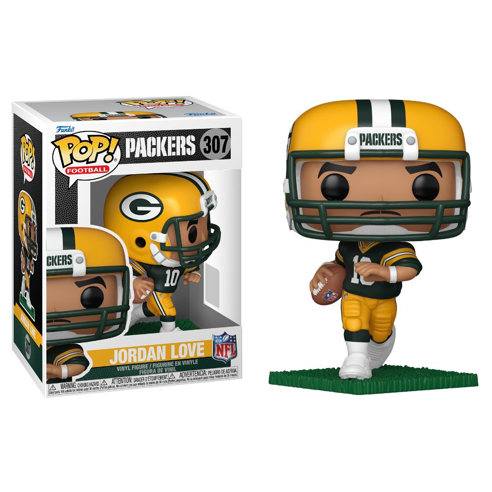 NFL Football - Jordan Love Green Bay Packers Pop! Vinyl