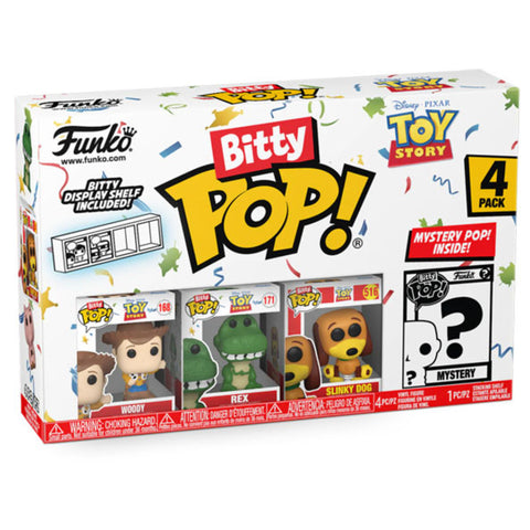 Toy Story - Woody Bitty Pop! 4-Pack