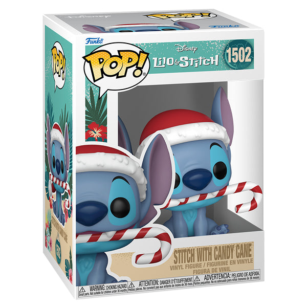 Lilo & Stitch: Holiday - Stitch with Candy Cane Pop! Vinyl