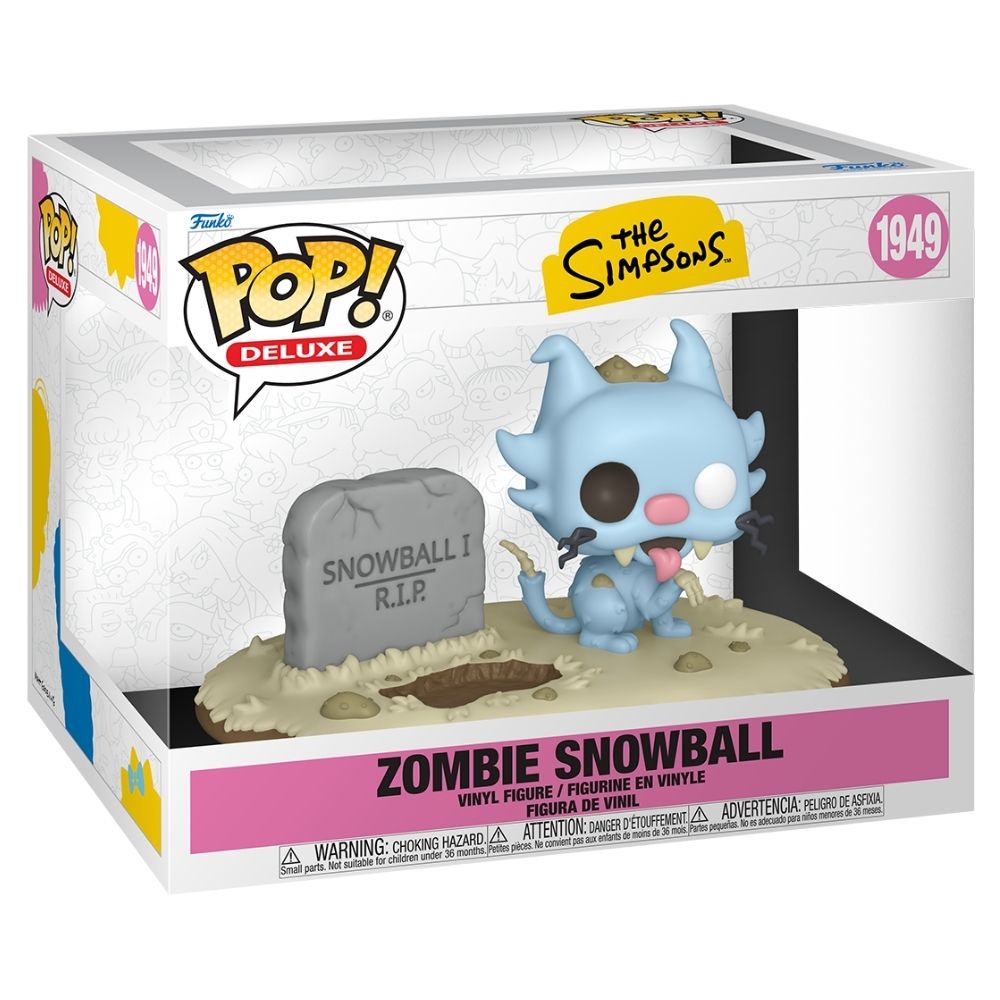 The Simpsons - Zombie Snowball Deluxe Pop! Vinyl
