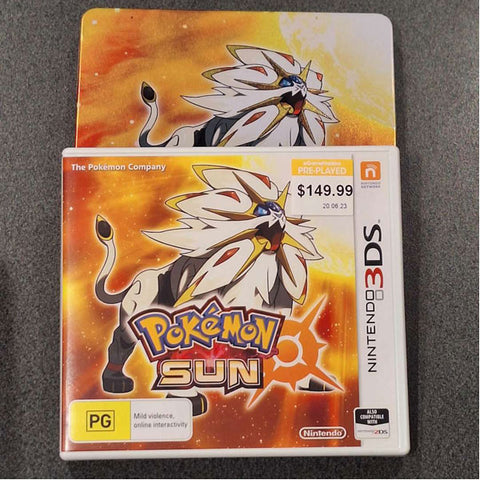 Pokemon Sun with Steelbook