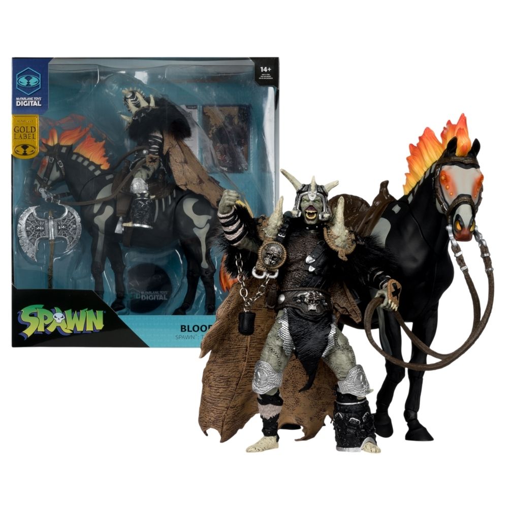 Spawn - Bloodaxe "Spawn the Dark Ages" 2 Pack Gold Label 7 Inch Figure