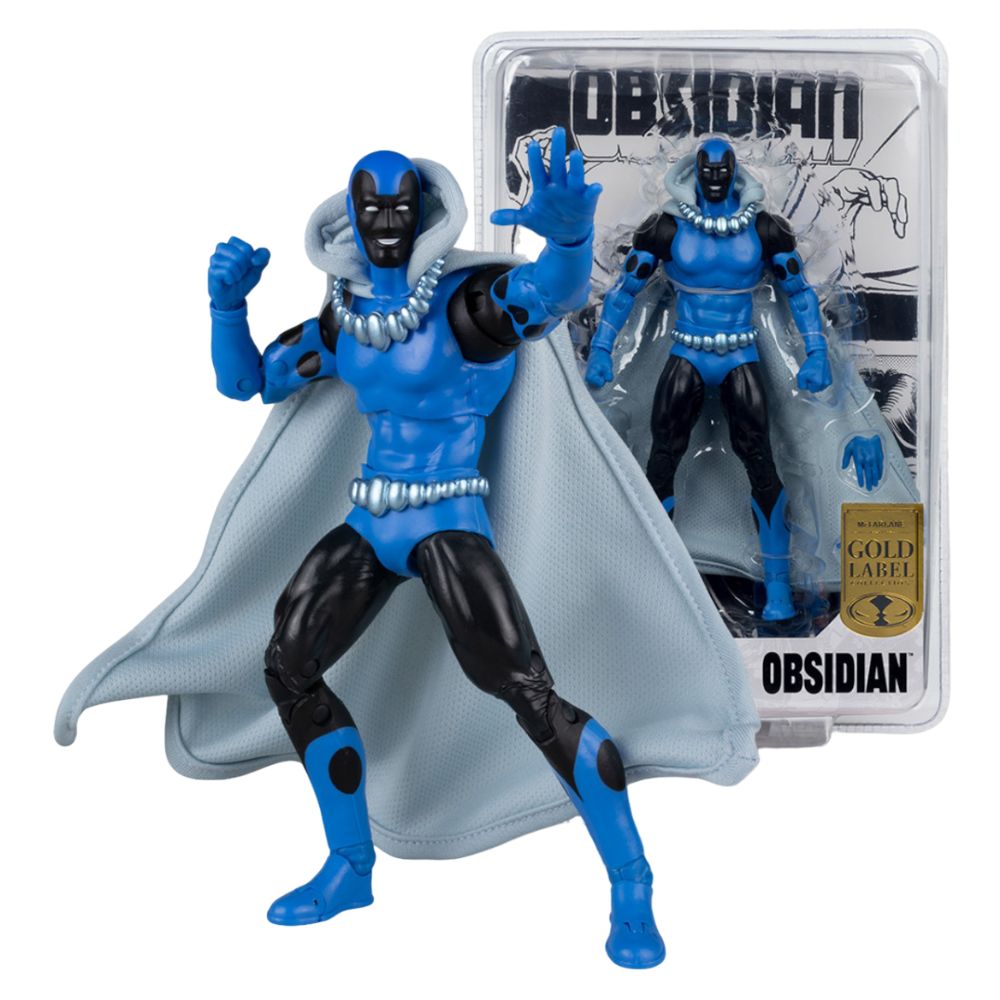 DC Comics -  Obsidian (Infinity Inc #16) Gold Label 7 Inch Action Figure