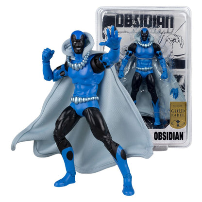 DC Comics -  Obsidian (Infinity Inc #16) Gold Label 7 Inch Action Figure