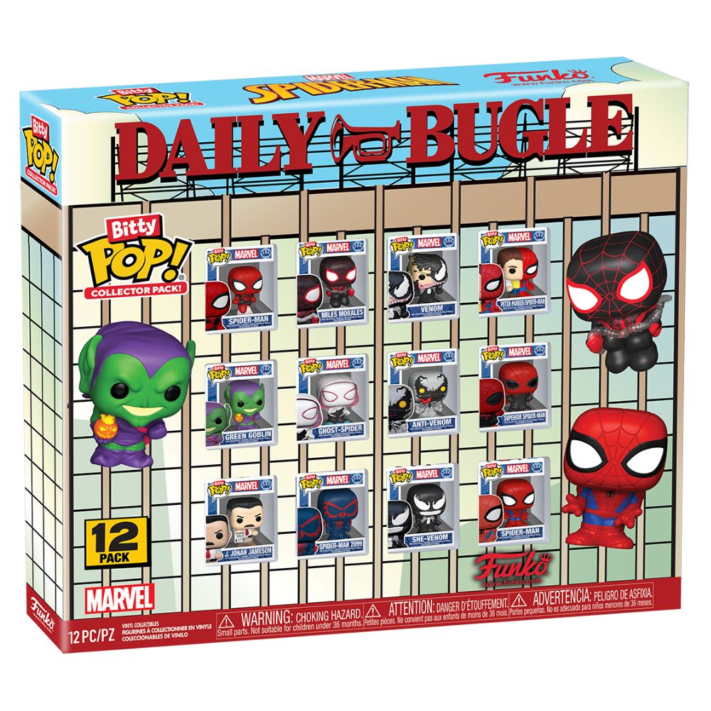 Spider-Man - Collector Pack Daily Bugle Bitty Pop! 12 Pack