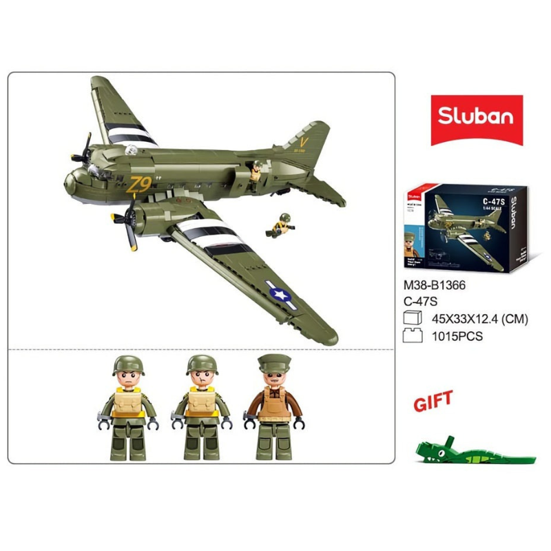 MB C-47-S Airtrain Scale 1:44 1015 Pieces C6