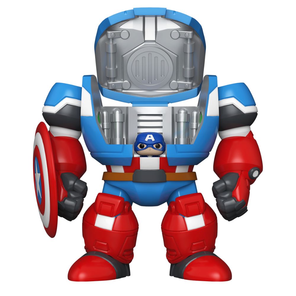 What If...? - Captain America Mech with Captain America Bitty Pop! Bot Vinyl