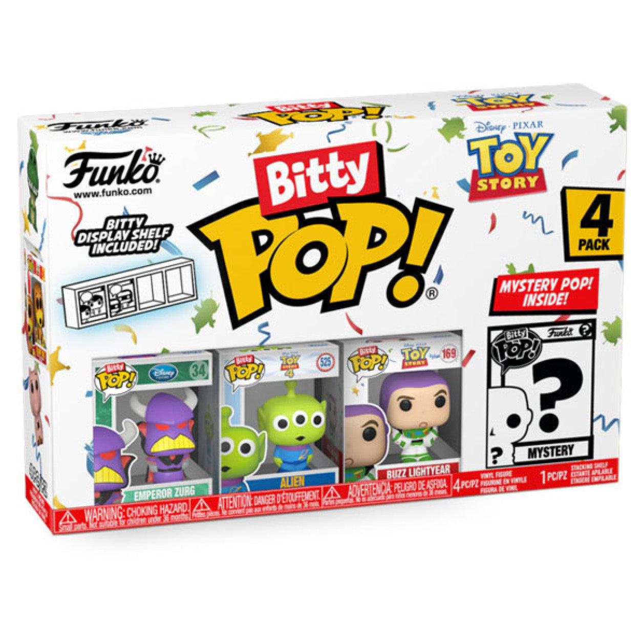 Toy Story - Zurg Bitty Pop! 4-Pack