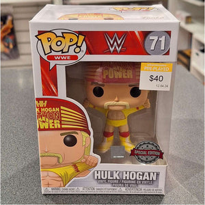 WWE - Hulk Hogan Wrestlemania 3 US Exclusive Pop! Vinyl