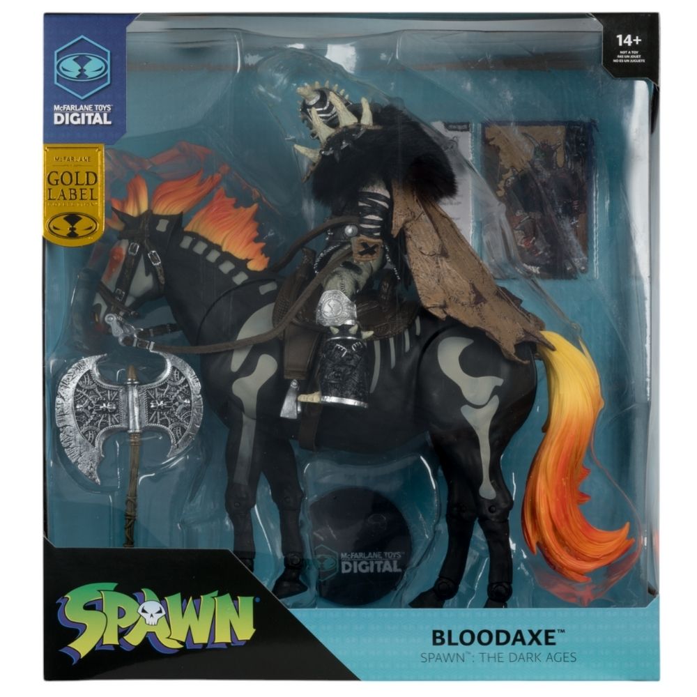 Spawn - Bloodaxe "Spawn the Dark Ages" 2 Pack Gold Label 7 Inch Figure