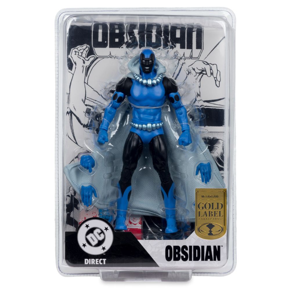 DC Comics -  Obsidian (Infinity Inc #16) Gold Label 7 Inch Action Figure