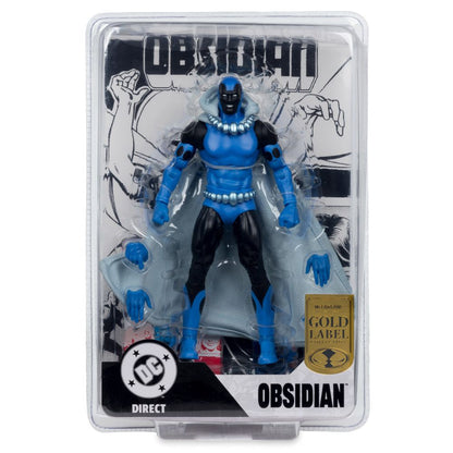 DC Comics -  Obsidian (Infinity Inc #16) Gold Label 7 Inch Action Figure