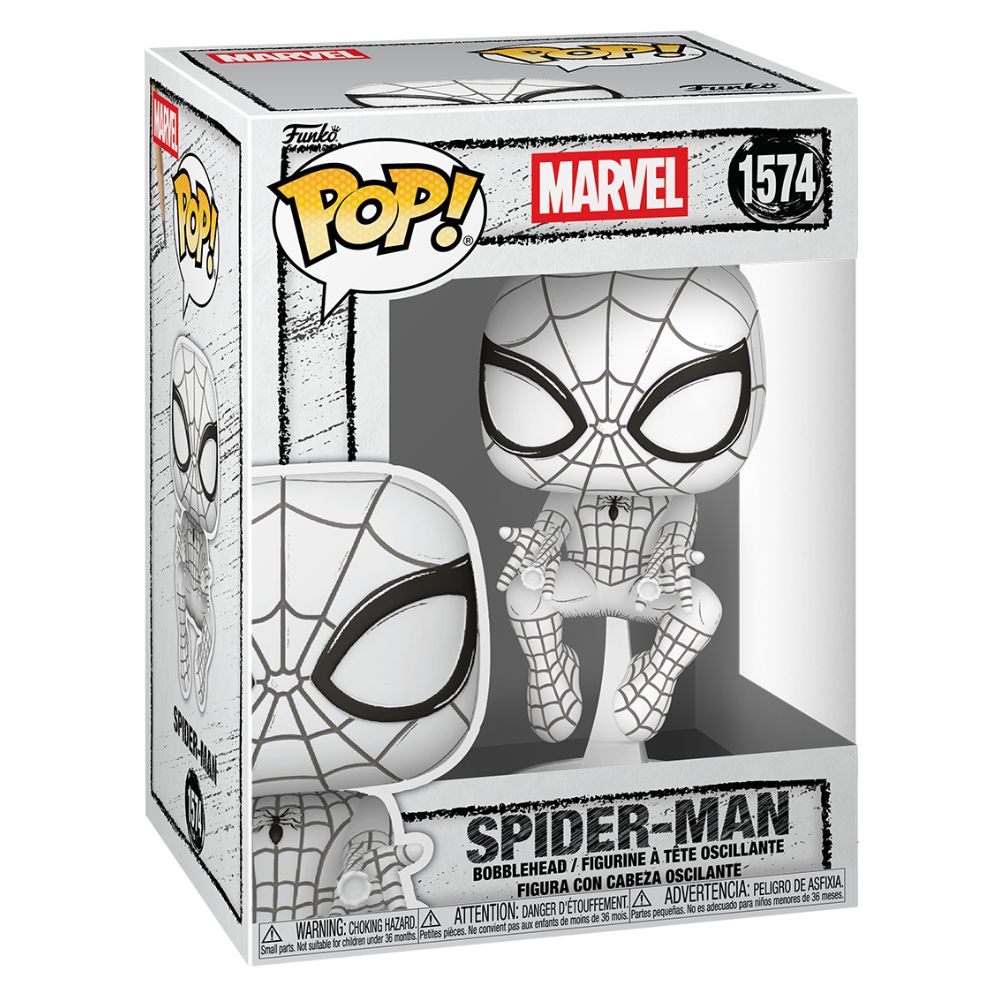 Marvel: Sketched - Spider-Man Pop! Vinyl
