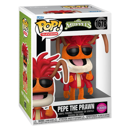 The Muppets - Pepe the Prawn (Flocked) Pop! Vinyl