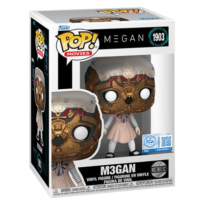 M3GAN - M3GAN Robot Face Exposed Metallic US Exclusive Pop! Vinyl