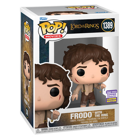 Image of SDCC 2023 The Lord of the Rings - Frodo with Ring US Exclusive Pop! Vinyl