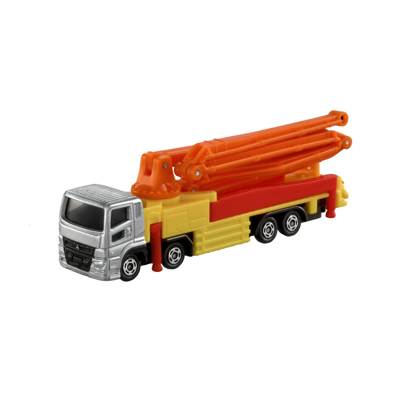 Tomica (Long Type) No. 127 Mitsubishi Fuso Super Great Concrete Pumping Truck - Scale Diecast Vehicle