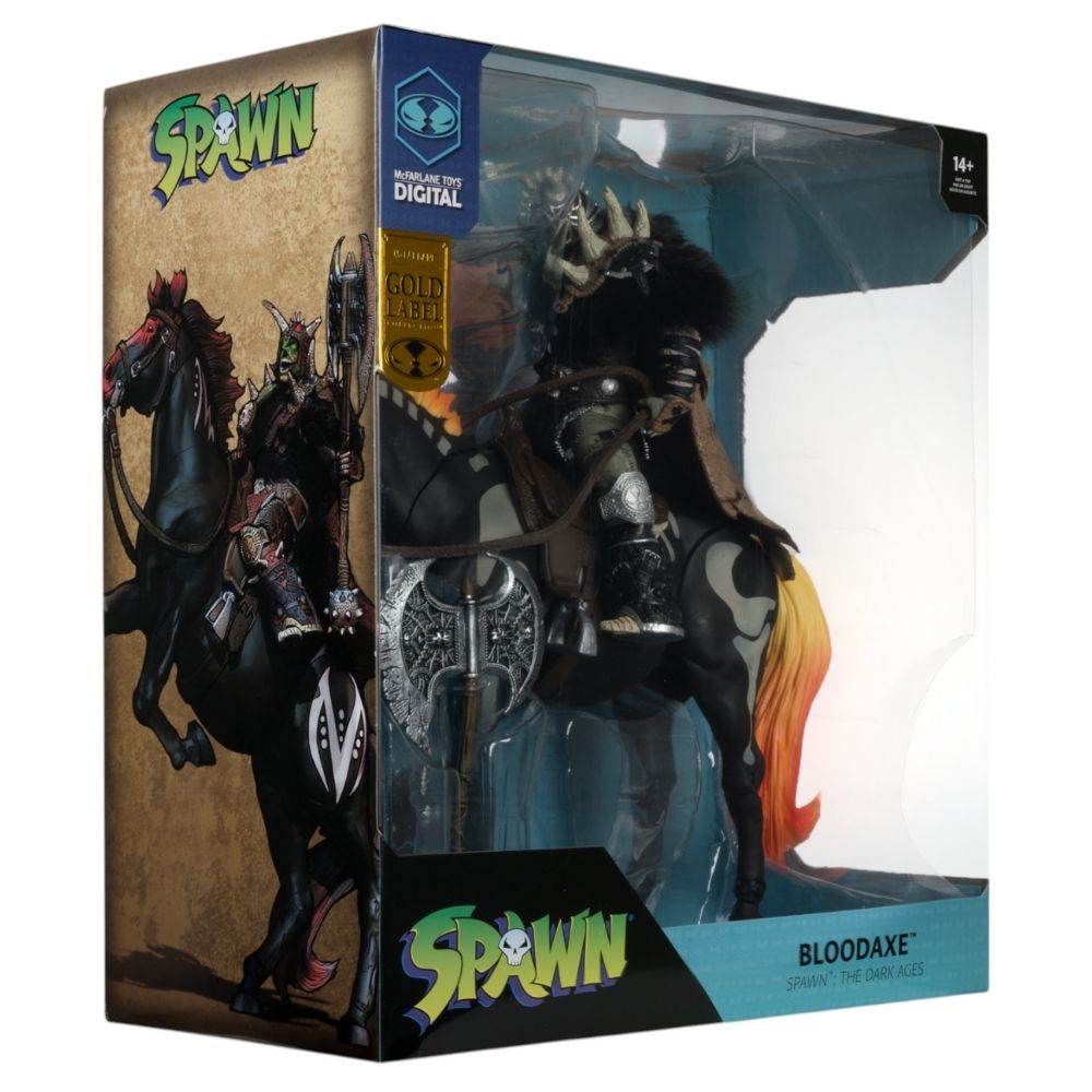 Spawn - Bloodaxe "Spawn the Dark Ages" 2 Pack Gold Label 7 Inch Figure