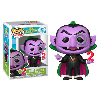Sesame Street - The Count with the Number 2 Pop! Vinyl