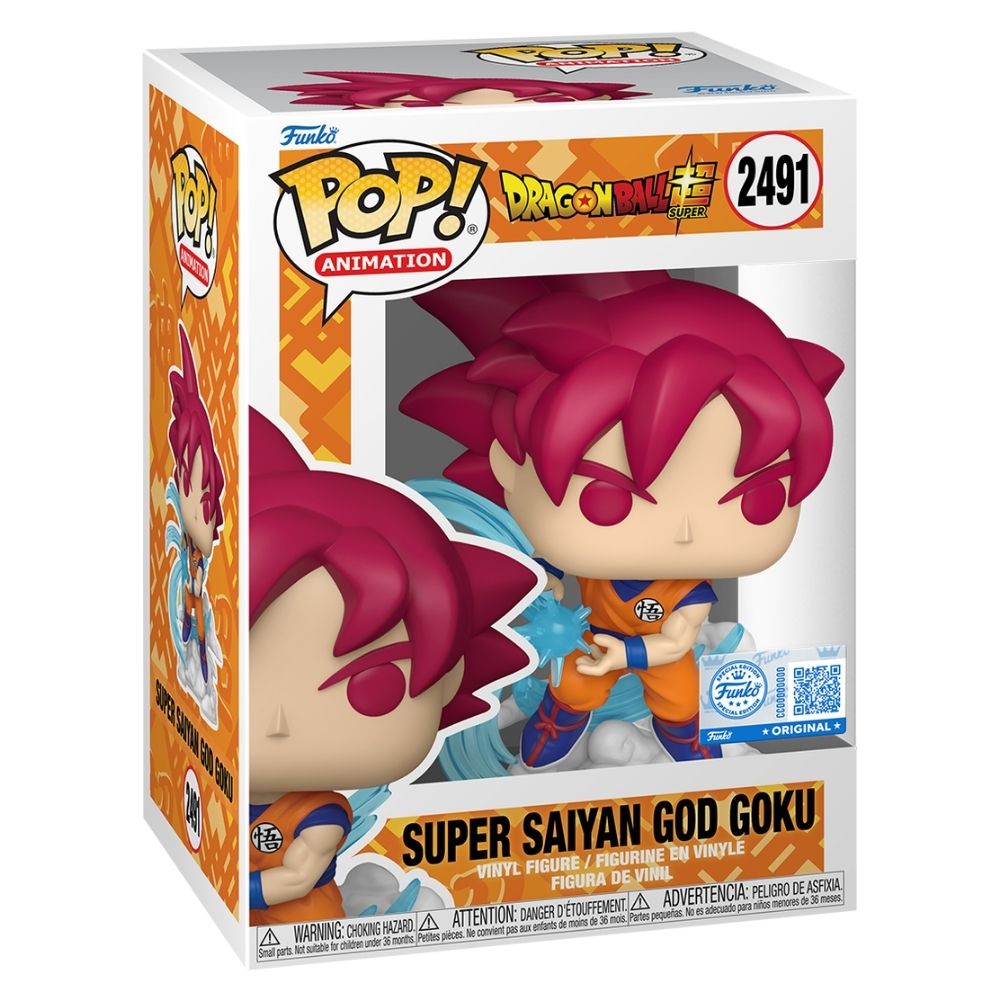 Dragon Ball: Super – Super Saiyan God Goku US Exclusive Pop! Vinyl