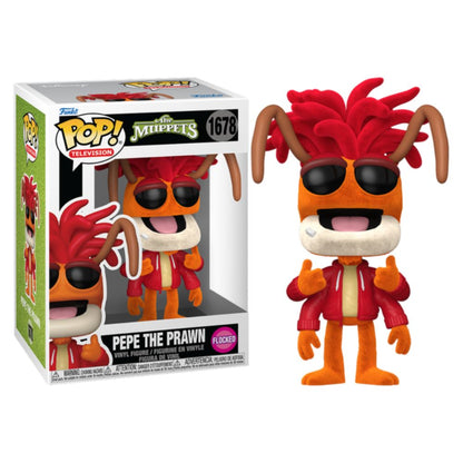 The Muppets - Pepe the Prawn (Flocked) Pop! Vinyl