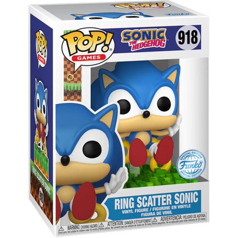 Image of Sonic - Ring Scatter Sonic US Exclusive Pop! Vinyl