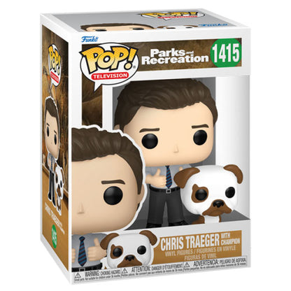 Parks and Recreation 15th Anniversary - Chris Traeger with Champion Pop! Vinyl
