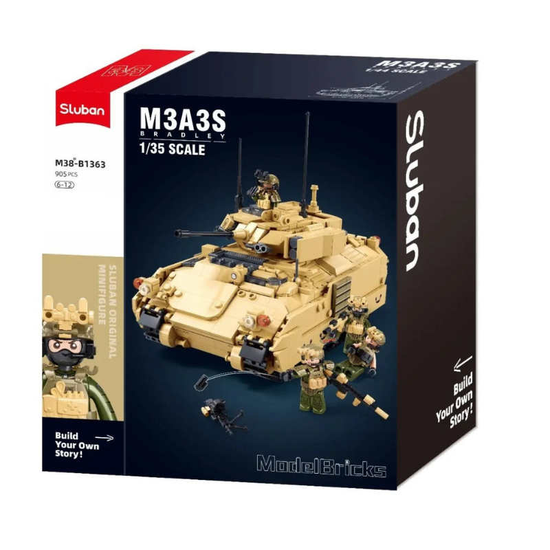 MB M3A3S Bradley Scale 1:35 905 Pieces C6