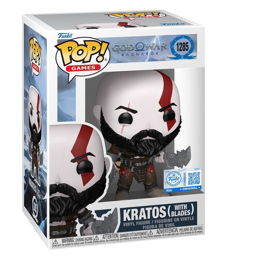 God of War Ragnarok - Kratos (with Blades) US Exclusive Pop! Vinyl
