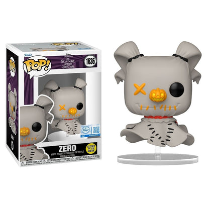 The Nightmare Before Christmas - Zero Patchwork Glow in the Dark US Exclusive Pop! Vinyl