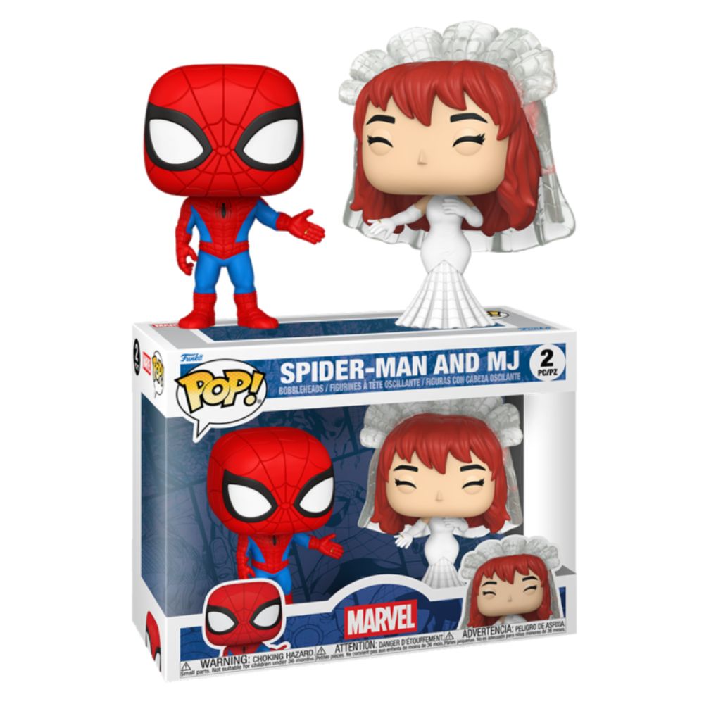 Marvel - Spider-man & Mary Jane Pop! Vinyl 2 Pack
