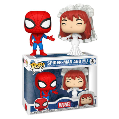 Marvel - Spider-man & Mary Jane Pop! Vinyl 2 Pack