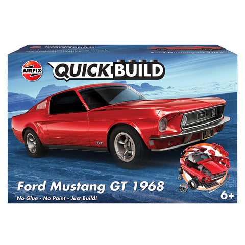 Image of Airfix Quickbuild Ford Mustang GT 1968