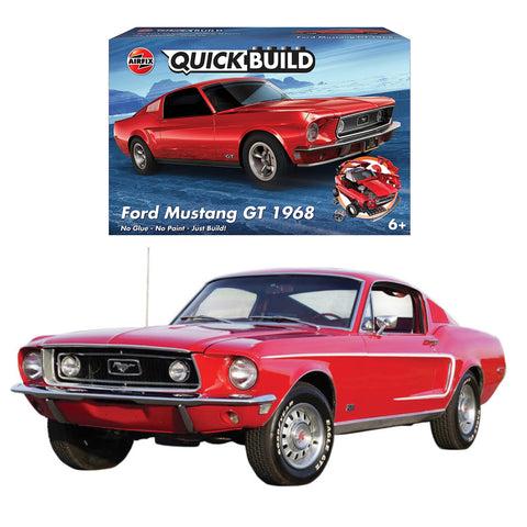 Image of Airfix Quickbuild Ford Mustang GT 1968