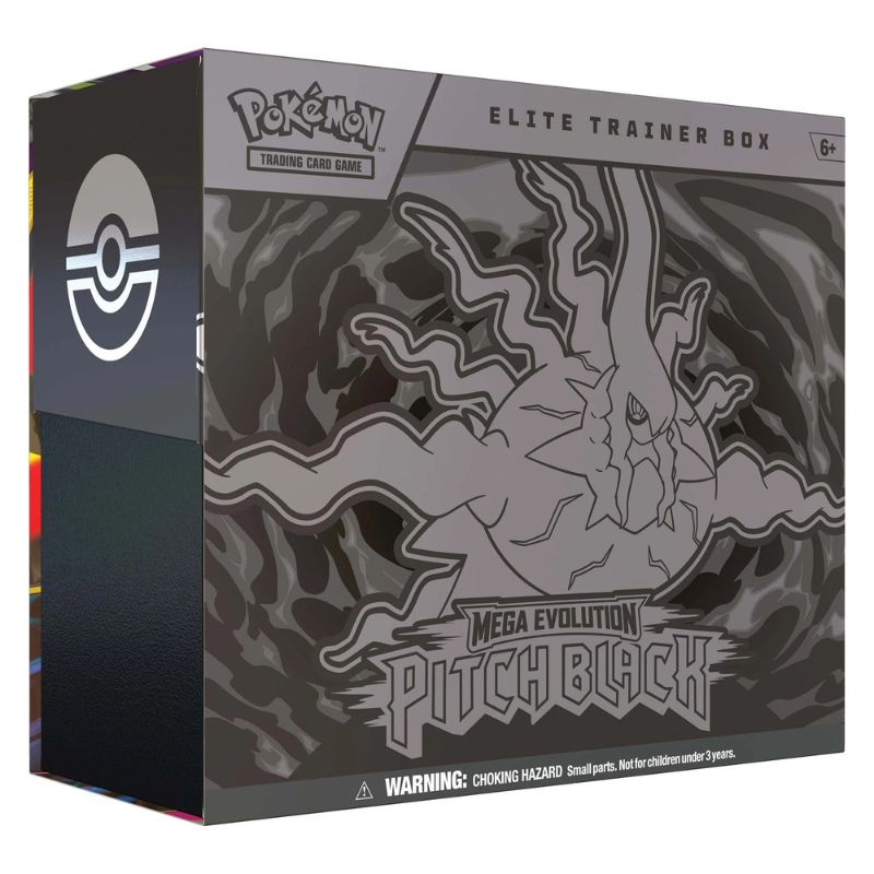 Pokemon TCG: Mega Evolution— Pitch Black Elite Trainer Box (Release Date 17th July 2026) 1 Per Person