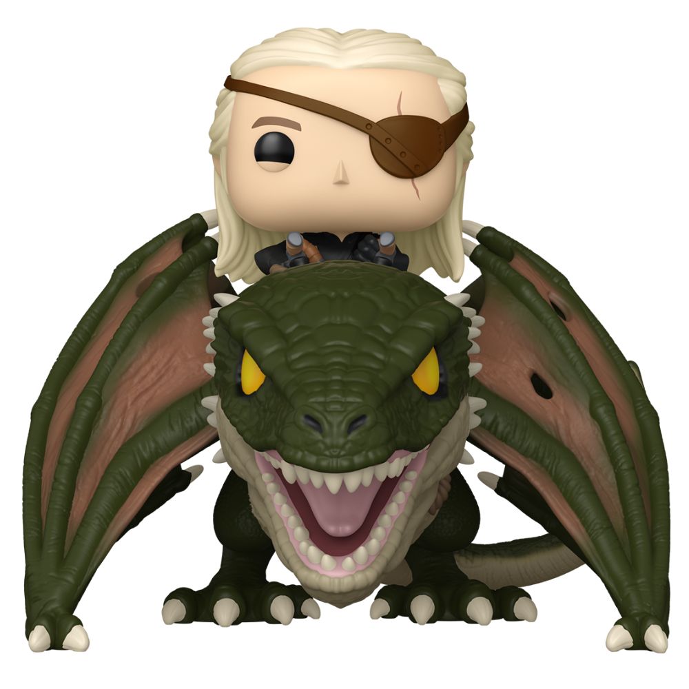 Game of Thrones: House of the Dragon - Aemond Targaryen with Vhagar Pop! Rides Vinyl
