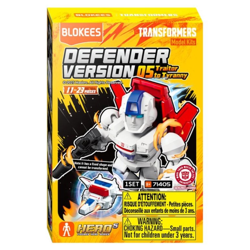 Blokees Figures - Transformers Defender Version 5 Traitor to Tyranny Blind Box (1 Unit)