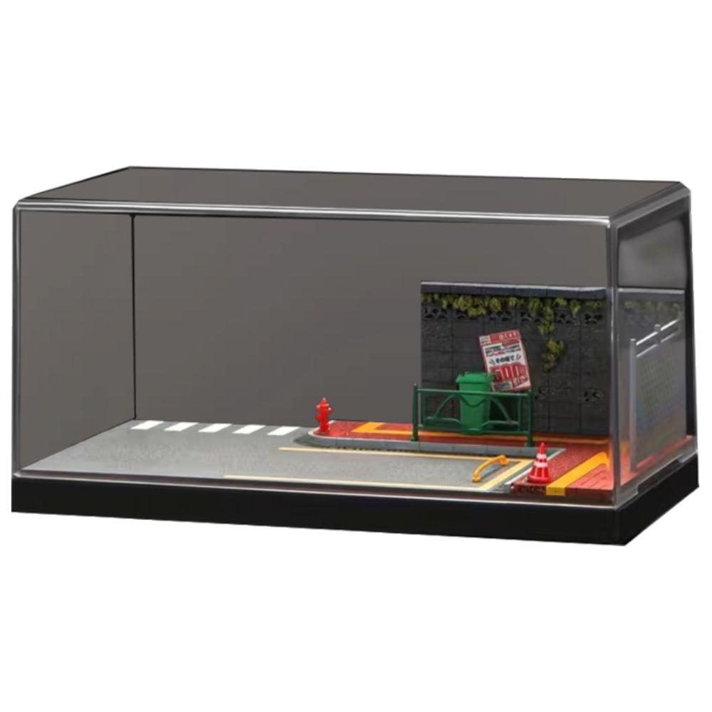 1:64 Diorama - Street View Pedestrian Parking Space Miniature Scene