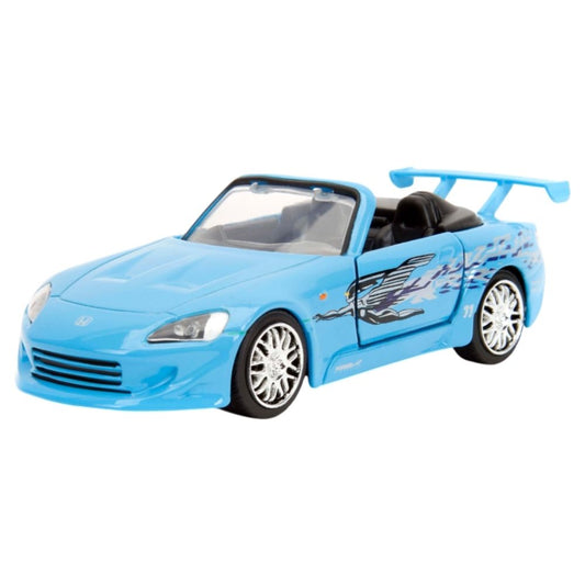 Fast & Furious - 2001 Honda S2000 1:32 Scale Diecast Vehicle (Blue Remix)