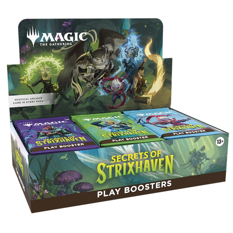 Magic the Gathering Secrets of Strixhaven Play Boosters (30 Boosters Per Display) Release Date 24th April